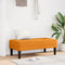 vidaXL - Donker - Gele - Zitbank - 113x57x39 - cm - Stof