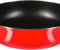 Secret de Gourmet - Hapjespan met deksel - Alle kookplaten/warmtebronnen geschikt - rood/zwart - Dia 28 cm