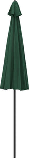 vidaXL - Parasol - met - aluminium - paal - 270 - cm - groen