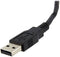 StarTech MUYHSMFF - 3,5mm Jack (v) naar 2x 3,5mm Jack (m) Adapterkabel - CTIA - 0,2 meter - Zwart