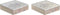 Box for Infusions DKD Home Decor Kristal Metaal Multicolour Hout MDF (24,5 x 24,5 x 6 cm) (2 Stuks)