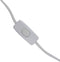 vidaXL Bureaulamp rond E27 wit
