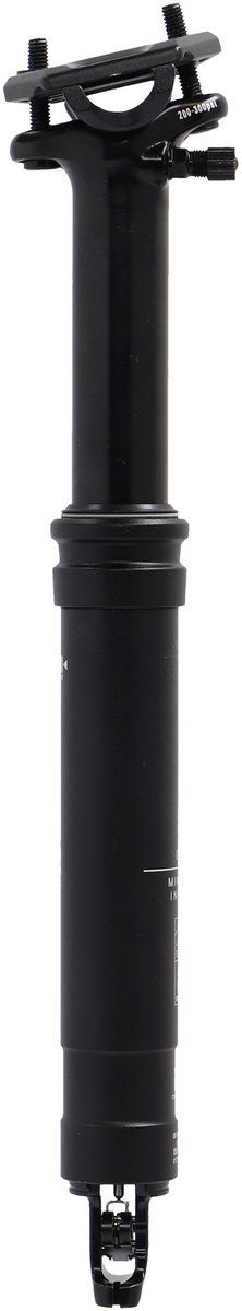 XLC SP-S13 - Geveerde Dropper Zadelpen - 27.2 x 390 mm - Verend tot 70 mm - Zwart