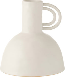 J-Line vase Kruik Renaissance - keramiek - wit