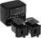 CONTINENTAL EDISON Olievrije heteluchtfriteuse - RFRSH24002CB - 9 L - Dubbele bakplaten - 2400W - Zwart