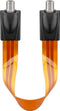 Wentronic 67244 - Coax adapter - Plat 3 mm - Bruin Oranje Zwart