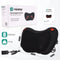 Niceey Shiatsu Massagekussen Nek en Rug - Nekmassage Apparaat - Infrarood Massageapparaat - Massage Kussen - 4 Massageknoppen - Zwart