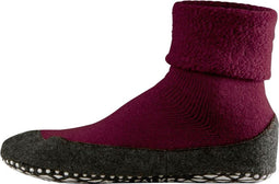 FALKE Cosyshoe - Huissokken - Merinowol met noppen - Rood 8596