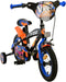 Mattel Hot Wheels - Kinderfiets 12 Inch - Stalen frame met zijwielen - Zwart Oranje Blauw
