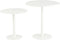 J-Line bijzettafel Rond - metaal - wit - 2 stuks
