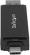 Startech.com SDMSDRWU3AC - Geheugenkaart lezer/schrijver - USB 3.0 USB-C USB-A - Zwart