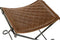 Foot-of-bed Bench DKD Home Decor Zwart Metaal Bruin Huid (53 x 45 x 44 cm)