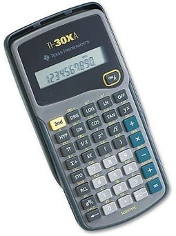 Texas Instruments TI-30Xa - Wetenschappelijke rekenmachine - Compact en handig - Zilver/Zwart