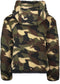 B.Nosy Reversible winterjas - Jongens - Teddy kwaliteit met camouflage print - Oxford blue - Maat 116