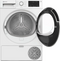 Bauknecht Bt84dwws - Warmtepompdroger - 8 kg - 64 dB - Energieklasse D - Wit
