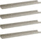vidaXL - Wandschappen - 4 - st - 60x9x3 - cm - betongrijs