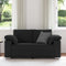 vidaXL - Zwarte - Loveseat - - - 120 - cm - Stof