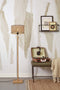 GOOD&MOJO Vloerlamp Java - Bamboe Zwart - Ø32cm - Modern - Staande lampen voor Woonkamer - Slaapkamer