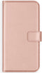 Selencia Hoesje Geschikt voor Samsung Galaxy A32 (5G) Hoesje Met Pasjeshouder - Selencia Echt Lederen Bookcase - Roze