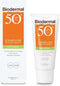 Biodermal Zonnebrand - Matterende Zonnefluïde voor het gezicht SPF 50 - 40ml - Voorkomt glimmen en puistjes