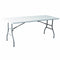 Marbueno Vouwtafel Kunststof Wit 180X74X74 cm Catering, Strand en Kamperen 10528