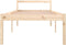 vidaXL - Seniorenbed - massief - grenenhout - 90x190 - cm