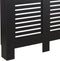 VDD Radiatorombouw - Radiator omkasting - 112 cm breed x 82 cm hoog - Zwart