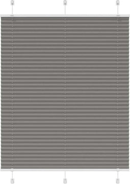 vidaXL - Plissé - rolgordijn - 105x150 - cm - stofbreedte - 104,4 - cm - antraciet