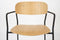 ANLI STYLE ARMCHAIR JOLIEN BLACK/WOOD