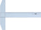 Tekenhaak M鯾ius & Ruppert 75cm blauw/transparant