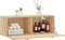 vidaXL - Wandkast - 100x36,5x35 - cm - bewerkt - hout - sonoma - eikenkleurig