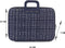 Bombata 'Tweed' 15 inch Nylon Laptoptas - Prato - 15,6 inch - Blauw