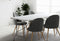 Hortensus Plooibare Buffettafel - 180 x 74 x 70 cm - Stevig en Ruimtebesparend - Wit