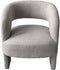 Versa Leunstoel - Fauteuil - 100% polyester - Grijs 64 X 78 X 68 CM