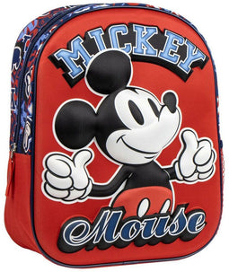 Schoolrugzak Mickey Mouse Rood 25 x 31 x 10 cm