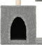 vidaXL - Kattenmeubel - met - sisal - krabpalen - 86 - cm - lichtgrijs