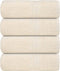 vidaXL - Zeepdoekjes - 4 - st - 30x30 - cm - 360 - g/m² - 100% - katoen - crèmekleurig