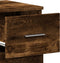 vidaXL - Dressoir - 59x39x80 - cm - bewerkt - hout - gerookt - eikenkleurig