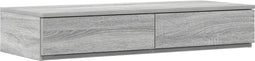 vidaXL - Grijze - Sonoma - Lade - voor - Bed - - - 75x36,5x16,5 - cm - - - Gemaakt - van - Kunststof - Hout