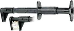 Stäubli GRIP-F Veiligheids-krokodilklem Steekaansluiting 4 mm CAT III 600 V Zwart
