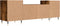 vidaXL - Tv-meubel - 160x35x55 - cm - bewerkt - hout - gerookt - eikenkleurig