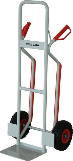 Magnacart Steekwagen 200KG - Staal - 48,5 x 51 x 118,5 CM - Wielen voor elk Terrein - Zilver