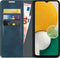Just in Case Samsung Galaxy A13 - Wallet Case - Magnetische sluiting en pasjesvakjes - Blauw