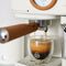 Swan One Touch Espressomachine – Gemalen Koffie & Koffiepads – Wit