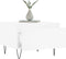 vidaXL - Salontafel - 50x46x35 - cm - bewerkt - hout - wit