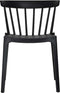 Windson Stapelstoel Zwart - SET VAN 4