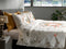 Heckettlane Dekbedovertrek Tuva - Bedlinnen met Bloemen print - 200x220 - Wit - Dekbedhoes van 100% Katoen-Clip Sheared