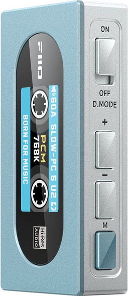 FiiO KA15 - Hoofdtelefoonversterker - Retro ontwerp - Blauw