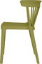 WOOOD Bliss Eetkamerstoel Tuinstoel - Kunststof - Matcha Groen - 75x52x53