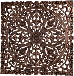 PTMD Delah Wanddecoratie - 120 x 4 x 120 cm - MDF - Goud - 3 Delig